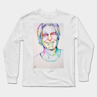 TIMOTHY LEARY watercolor and ink portrait Long Sleeve T-Shirt